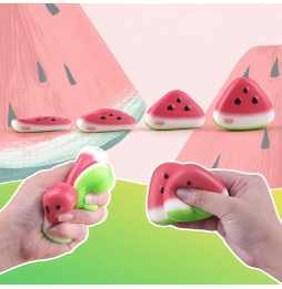 Gniotek Piankowy Arbuz 10 cm Squishy Antystresowy Sensoryczny Slow Rising
