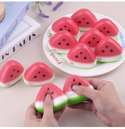 Gniotek Piankowy Arbuz 10 cm Squishy Antystresowy Sensoryczny Slow Rising