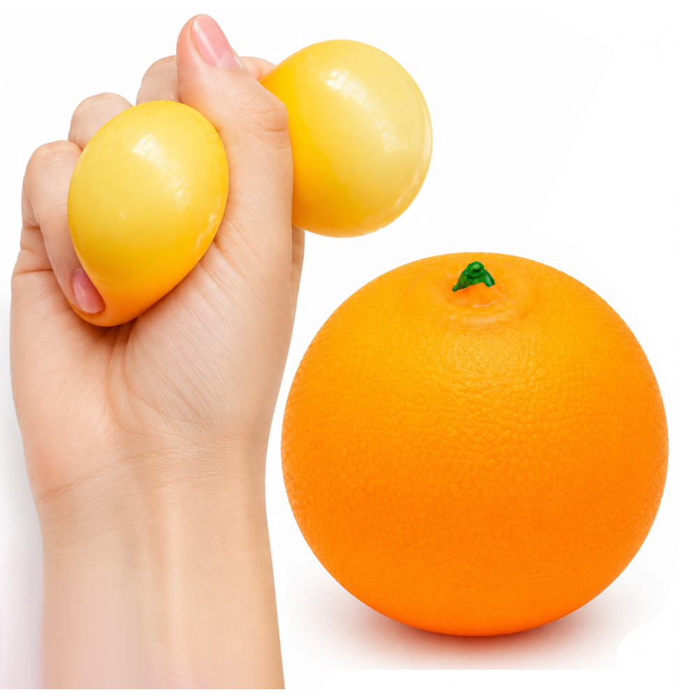 Gniotek Pomarańcza Squishy Miękki Antystresowy Sensoryczny Relaksacyjny