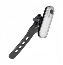 Lampka Rowerowa Przednia LED USB Wodoodporna IPX4 100m 3 Tryby Świecenia + Uchwyt