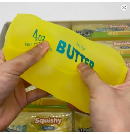 Gniotek MASŁO Wazelinowe Butter Squishy Antystresowy z Wazeliną ASMR