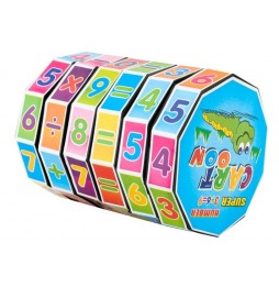 KOSTKA EDUKACYJNA WALEC MATEMATYCZNY UKŁADANKA