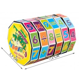 KOSTKA EDUKACYJNA WALEC MATEMATYCZNY UKŁADANKA