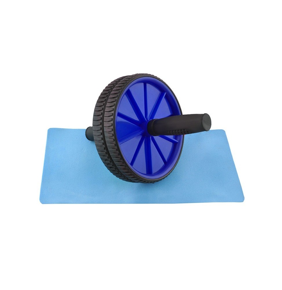 PODWÓJNE KÓŁKO DO ĆWICZEŃ AB WHEEL + MATA