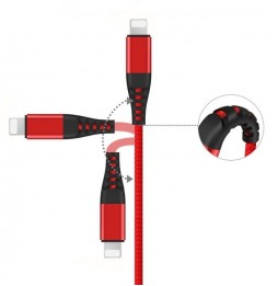 TYP-C | WZMOCNIONY KABEL USB QUICK CHARGE 3.0