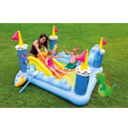 BASEN WODNY PLAC ZABAW BRODZIK ZAMEK INTEX