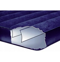 MATERAC DMUCHANY WELUROWY INTEX ŁÓŻKO DO SPANIA DWUOSOBOWE