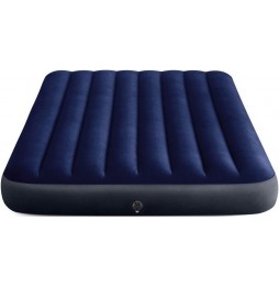 MATERAC DMUCHANY WELUROWY INTEX ŁÓŻKO DO SPANIA DWUOSOBOWE