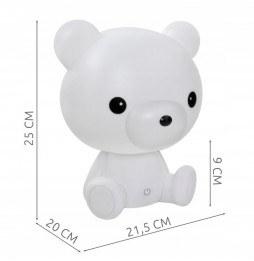 LAMPKA NOCNA DLA DZIECI MISIU LED RGB + PILOT USB