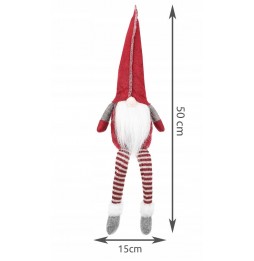 SKRZAT KRASNAL ŚWIĄTECZNY MIKOŁAJ NA ŚWIĘTA DUŻY GNOM