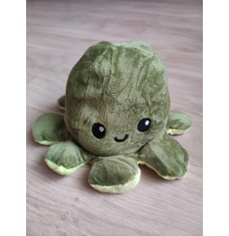 Maskotka Ośmiornica Dwustronna Pluszowa Wesoła Smutna 2w1