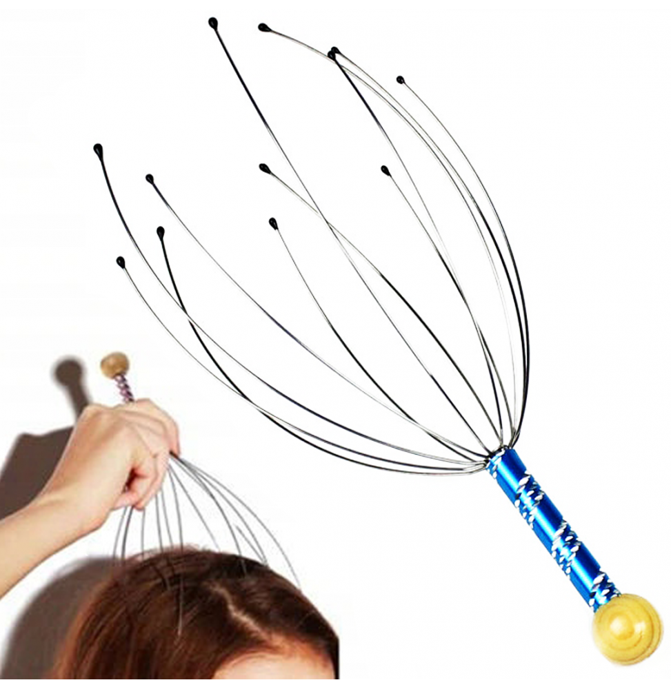 MASAŻER DRAPACZKA DO GŁOWY MASAŻ CIAŁA WŁOSÓW AJURWEDYJSKI