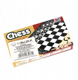 SZACHY WARCABY 2w1 KIESZONKOWE MAGNETYCZNE PODRÓŻNE MAŁE