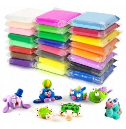 Magiczna Plastelina Masa Plastyczna Piankolina 36 sztuk