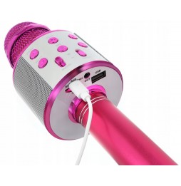 Mikrofon Bezprzewodowy dla Dzieci do Śpiewania Karaoke Bluetooth Głośnik