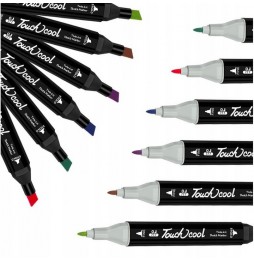 Markery Alkoholowe Touch Cool Pro Torba Etui Zestaw XXL