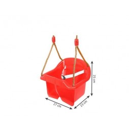 Huśtawka Ogrodowa dla Dzieci Kubełek Pasy Bezpieczeństwa