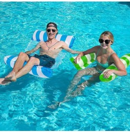 MATERAC HAMAK WODNY DMUCHANY Z SIATKĄ DO PŁYWANIA