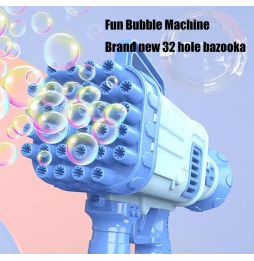 Pistolet na Bańki Mydlane Bazooka Bubble Automat do Baniek