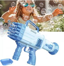 Pistolet na Bańki Mydlane Bazooka Bubble Automat do Baniek