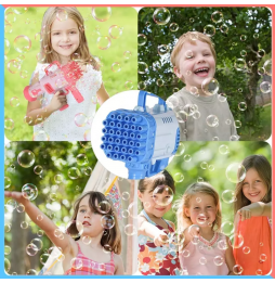 Pistolet na Bańki Mydlane Bazooka Bubble Automat do Baniek