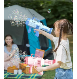Pistolet na Bańki Mydlane Bazooka Bubble Automat do Baniek