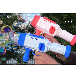 Pistolet na Bańki Mydlane Bazooka Bubble Automat do Baniek