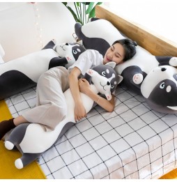 Długa Poduszka Pies HUSKY Maskotka Pluszowa 65cm