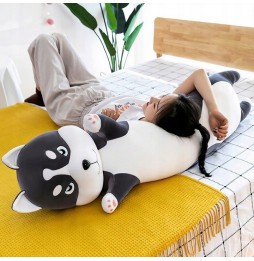 Długa Poduszka Pies HUSKY Maskotka Pluszowa 65cm
