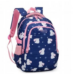 Plecak Szkolny Dziewczęcy Zestaw Torebka Saszetka 3w1