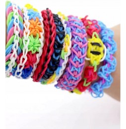 Gumki do Robienia Bransoletek Mega Zestaw 4400 sztuk XXL