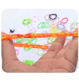 Gumki do Robienia Bransoletek Mega Zestaw 4400 sztuk XXL