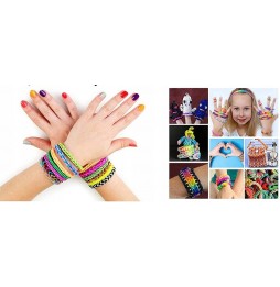 Gumki do Robienia Bransoletek Mega Zestaw 4400 sztuk XXL