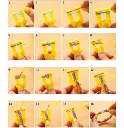 Gumki do Robienia Bransoletek Mega Zestaw 4400 sztuk XXL