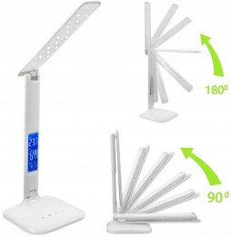 Lampka Biurkowa LED Stacja Pogodową 3 Tryby Światła
