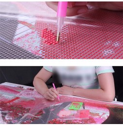 Haft Diamentowy Mozaika 5D Diamond Painting Diy - Sowa