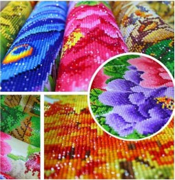 Haft Diamentowy Mozaika 5D Diamond Painting Diy - Wodospad
