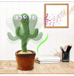 Kaktus Tańczący Śpiewający Mówi Powtarza na Baterie Piosenka Cypis