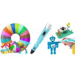Długopis Drukarka 3D PEN Zestaw Wkłady 110m GRATIS