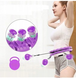 Odchudzające Hula Hop z Wypustkami i Obciążnikiem Smart