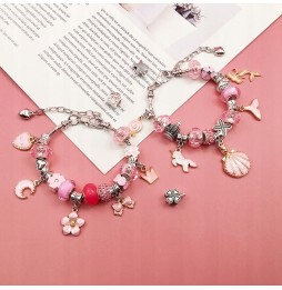 Mega Zestaw do Robienia Bransoletek Koraliki Charms Pudełko Prezent