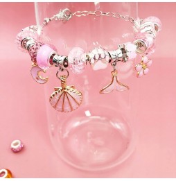 Mega Zestaw do Robienia Bransoletek Koraliki Charms Pudełko Prezent