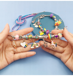 Pudełko Zestaw do Robienia Bransoletek Naszyjników