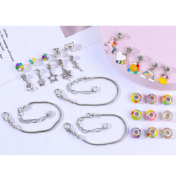 Pudełko Zestaw do Robienia Bransoletek Naszyjników