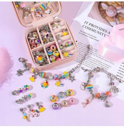 Pudełko Zestaw do Robienia Bransoletek Naszyjników