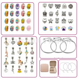 Pudełko Zestaw do Robienia Bransoletek Naszyjników