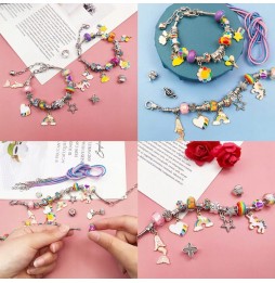 Pudełko Zestaw do Robienia Bransoletek Naszyjników