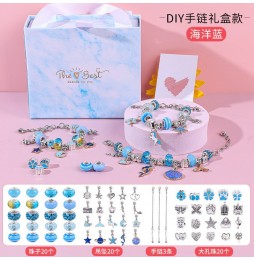 Kreatywny Zestaw do Robienia Bransoletek Pudełko Prezentowe