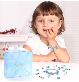 Kreatywny Zestaw do Robienia Bransoletek Pudełko Prezentowe