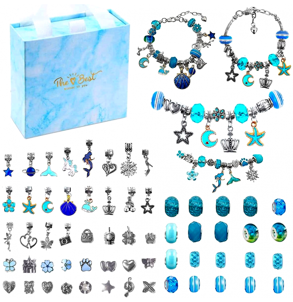 Kreatywny Zestaw do Robienia Bransoletek Pudełko Prezentowe